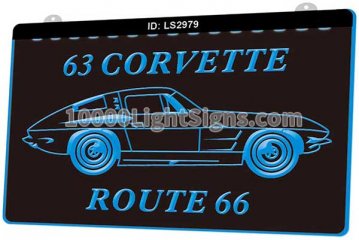 LS2979 Chevrolet Corvette 63 Route 66
