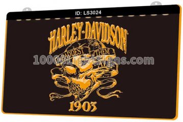 LS3024 Harley Davidson Motor Cycles