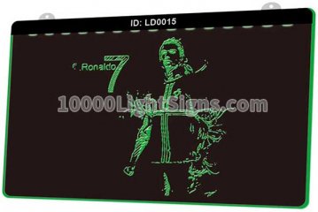 LD0015 Cristiano Ronaldo 7 Footballer Sports