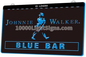 LD4264 Johnnie Walker Whiskey Blue Bar