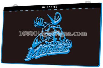 LD0105 Manitoba Moose Ice Hockey Sports