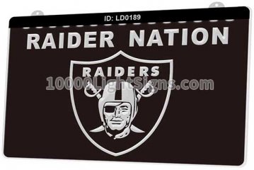LD0189 Oakland Raiders AFC NFL Helmet Sports Nation