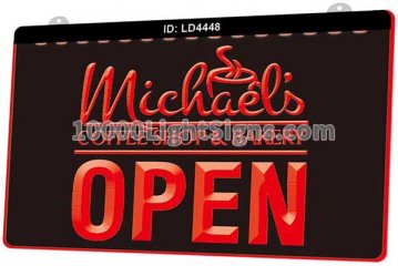 LD4448 Michaels Coffee Shop Bakery Open