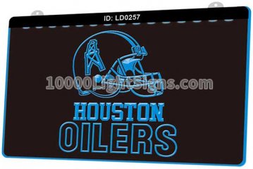 LD0257 Houston Oilers Edmonton Oilers EDM NHL Sports