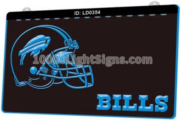 LD0354 Buffalo Bills AFC NFL Helmet Sports