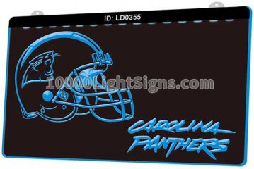 LD0355 Carolina Panthers NFC NFL Helmet Sports