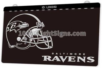 LD0353 Baltimore Ravens AFC NFL Helmet Sports