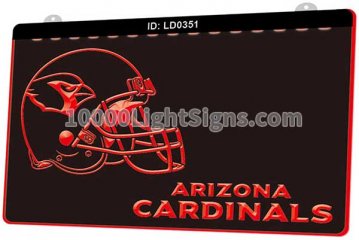 LD0351 Arizona Cardinals NFC NFL Helmet Sports