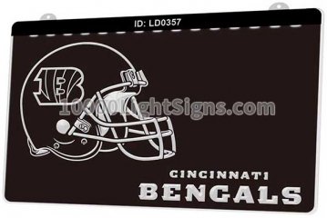 LD0357 Cincinnati Bengals AFC NFL Helmet Sports