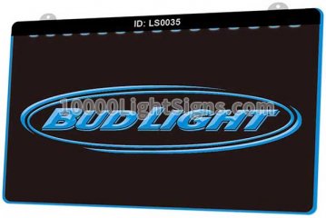 LS0035 Bud Light Beer Bar Pub Club