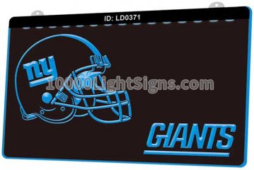 LD0371 New York Giants NFC NFL Helmet Sports