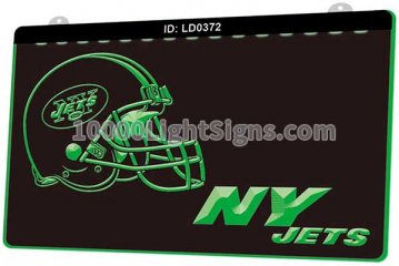 LD0372 New York Jets AFC NFL Helmet Sports