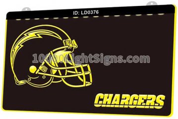 LD0376 San Diego Chargers AFC NFL Helmet Sports