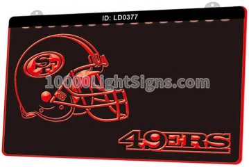 LD0377 San Francisco 49ers NFC NFL Helmet Sports