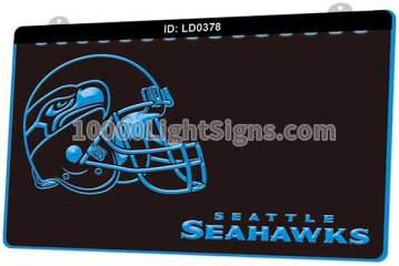 LD0378 Seattle Seahawks NFC NFL Helmet Sports