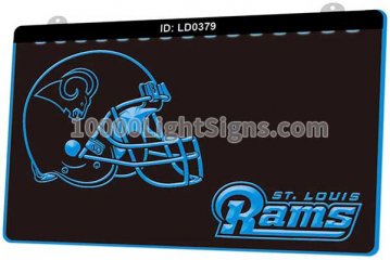 LD0379 Los Angeles Rams NFC NFL Helmet Sports