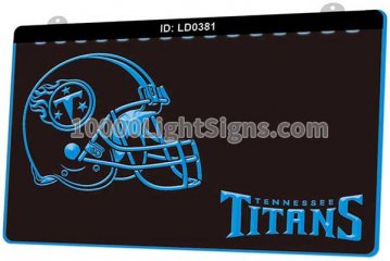 LD0381 Tennessee Titans AFC NFL Helmet Sports