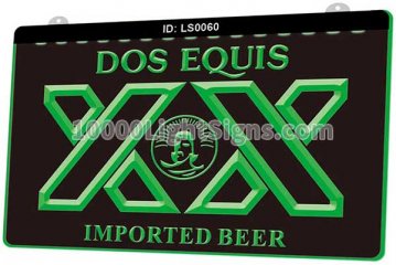 LS0060 Dos Equis Imported Beer Mexican Bar Pub