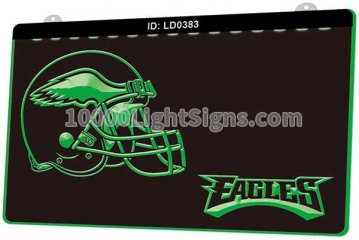 LD0383 Philadelphia Eagles NFC NFL Helmet Sports