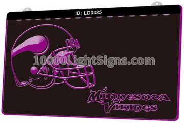 LD0385 Minnesota Vikings NFC NFL Helmet Sports