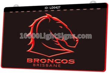LD0427 Brisbane Broncos Rugby League Football Sports