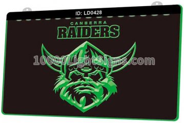 LD0428 Canberra Raiders Football Sports
