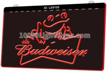 LS0100 Budweiser Frog Bar Beer