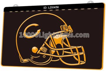 LD0456 Chicago Bears NFC NFL Helmet Sports