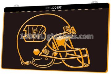 LD0457 Cincinnati Bengals AFC NFL Helmet Sports