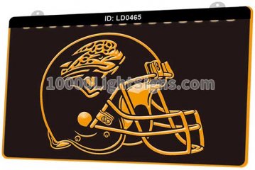 LD0465 Jacksonville Jaguars AFC NFL Helmet Sports