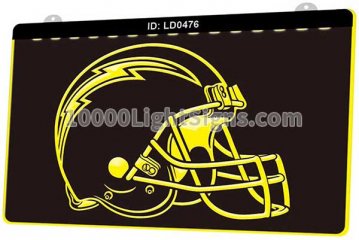 LD0476 San Diego Chargers AFC NFL Helmet Sports