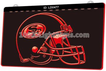 LD0477 San Francisco 49ers NFC NFL Helmet Sports