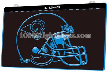 LD0479 Los Angeles Rams NFC NFL Helmet Sports