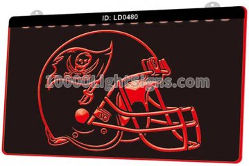 LD0480 Tampa Bay Buccaneers NFC NFL Helmet Sports