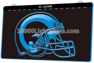 LD0486 Los Angeles Rams NFC NFL Helmet Sports