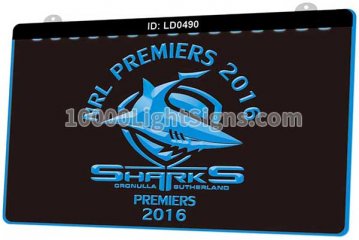 LD0490 Sharks Cronulla Sutherland Premiers 2016 Sports