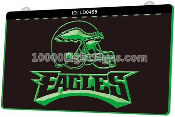 LD0495 Philadelphia Eagles NFC NFL Helmet Sports