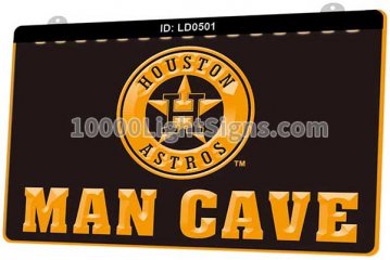 LD0501 Houston Astros NL MLB Sports Man Cave