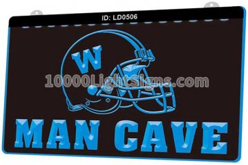 LD0506 Western Michigan Broncos Football Sports Man Cave