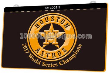 LD0511 Houston Astros 2017 World Series Champions NL MLB Sports