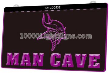 LD0532 Minnesota Vikings NFC NFL Sports Man Cave