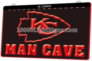 LD0533 Kansas City Chiefs AFC NFL Sports Man Cave