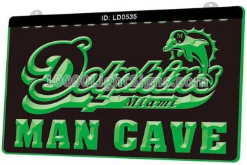 LD0535 Miami Dolphins AFC NFL Sports Man Cave