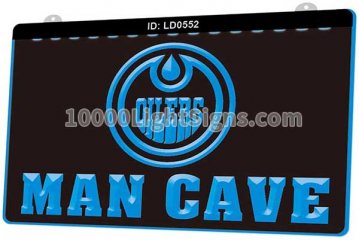 LD0552 Edmonton Oilers EDM NHL Sports Man Cave