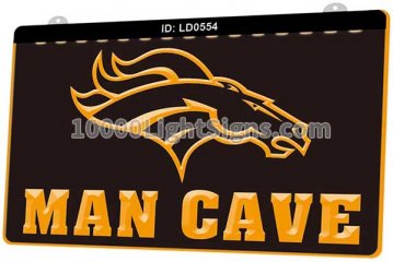 LD0554 Denver Broncos AFC NFL Sports Man Cave
