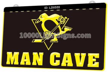 LD0555 Pittsburgh Penguins PIT NHL Sports Man Cave