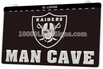 LD0558 Oakland Raiders AFC NFL Sports Man Cave