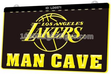 LD0571 Los Angeles Lakers LAL NBA Sports Man Cave