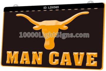 LD0565 Texas Longhorns Football Sports Man Cave
