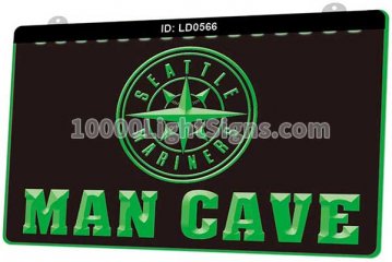 LD0566 Seattle Mariners AL MLB Sports Man Cave